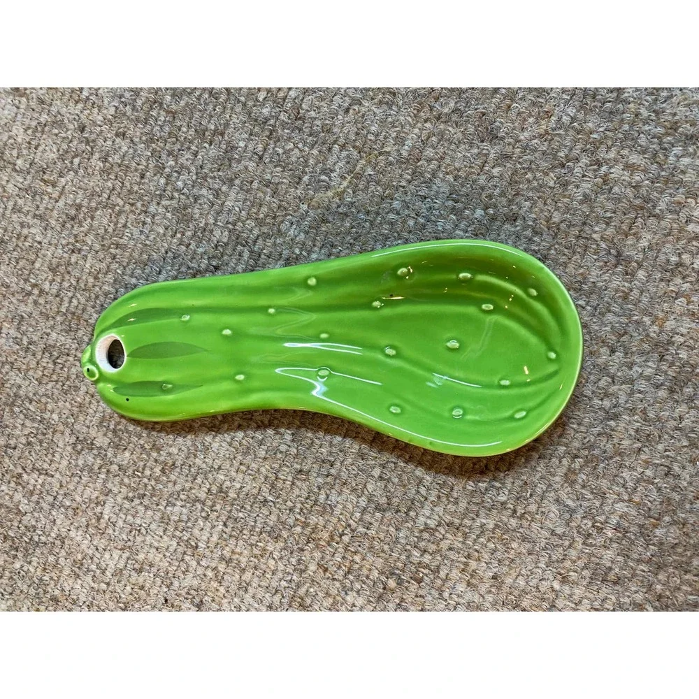 Vintage Pier 1 Cucumber Spoon Rest